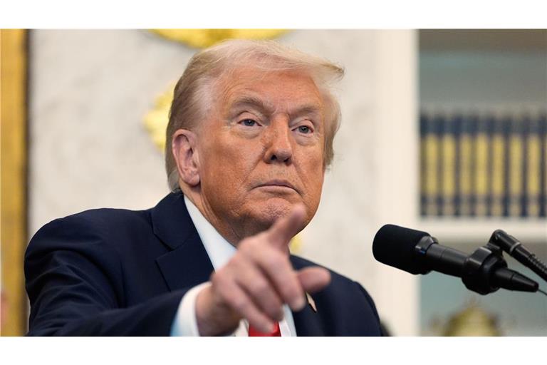 Die AfD möchte, dass US-Präsident Donald Trump die Ehrenbürgerwürde des Landkreises Bad Dürkheim erhält (Archivfoto).