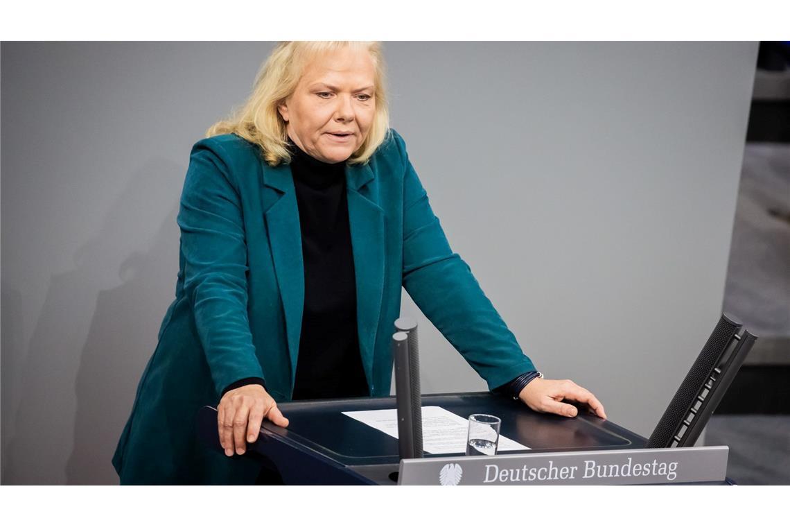AfD scheitert bei Wahl um Ausschussvorsitze Die AfD-Politikerin Ulrike Schielke-Ziesing scheitert und wird nicht Vorsitzende des mächtigen Haushaltsausschusses. (Archivbild)