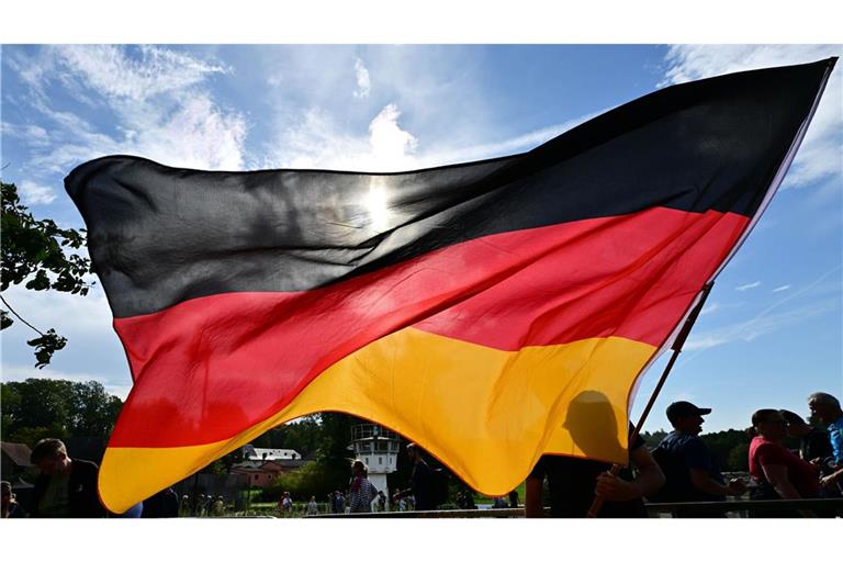 Die AfD will vor jeder öffentlichen Schule in Sachsen die Deutschlandfahne wehen sehen. (Archivbild)