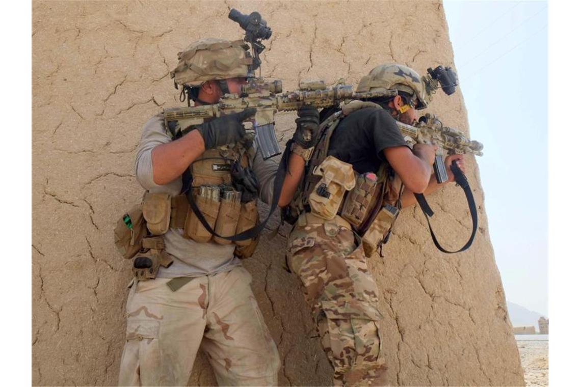 Die afghanischen Sicherheitskräfte sind mit dem Abzug internationaler Truppen auf sich allein gestellt - und haben den Offensiven der Taliban kaum etwas entgegenzusetzen. Foto: Sananullah Seiam/XinHua/dpa