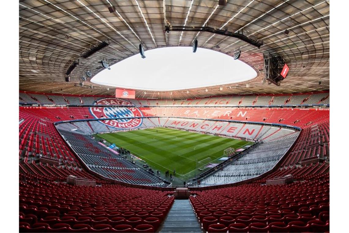 Die Allianz Arena in München soll als EM-Spielstätte dienen. Foto: Matthias Balk/dpa