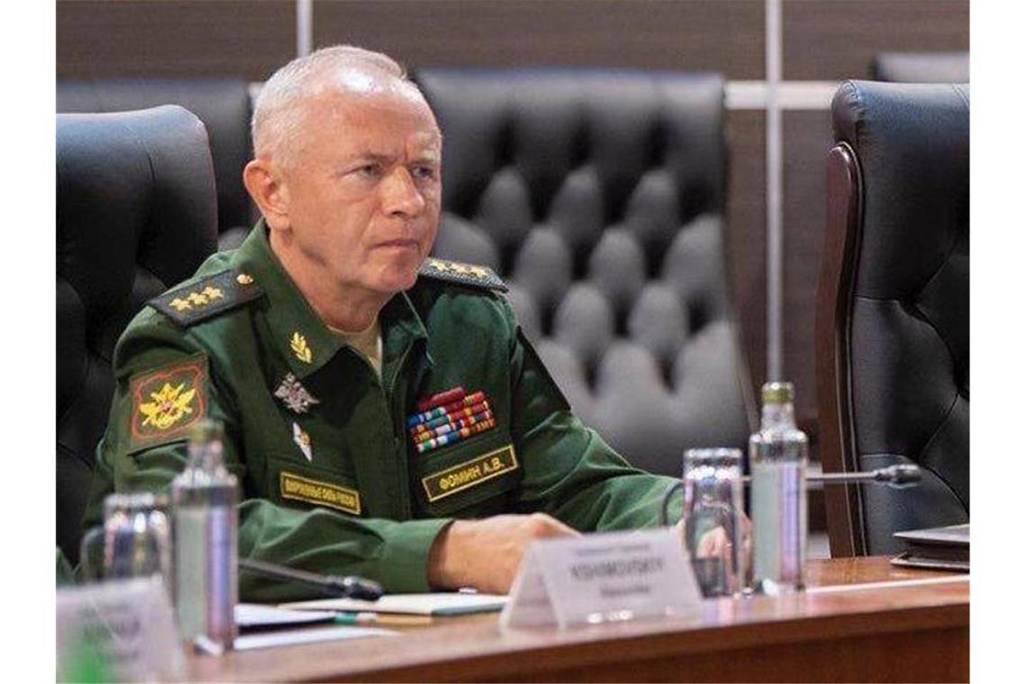 Russland warnt vor bewaffnetem Konflikt mit der Nato „Die Allianz ist zu einer Praxis direkter Provokationen übergegangen“: Russlands stellvertretender Verteidigungsminister Alexander Fomin. Foto: ---/Saudi Press Agency/dpa