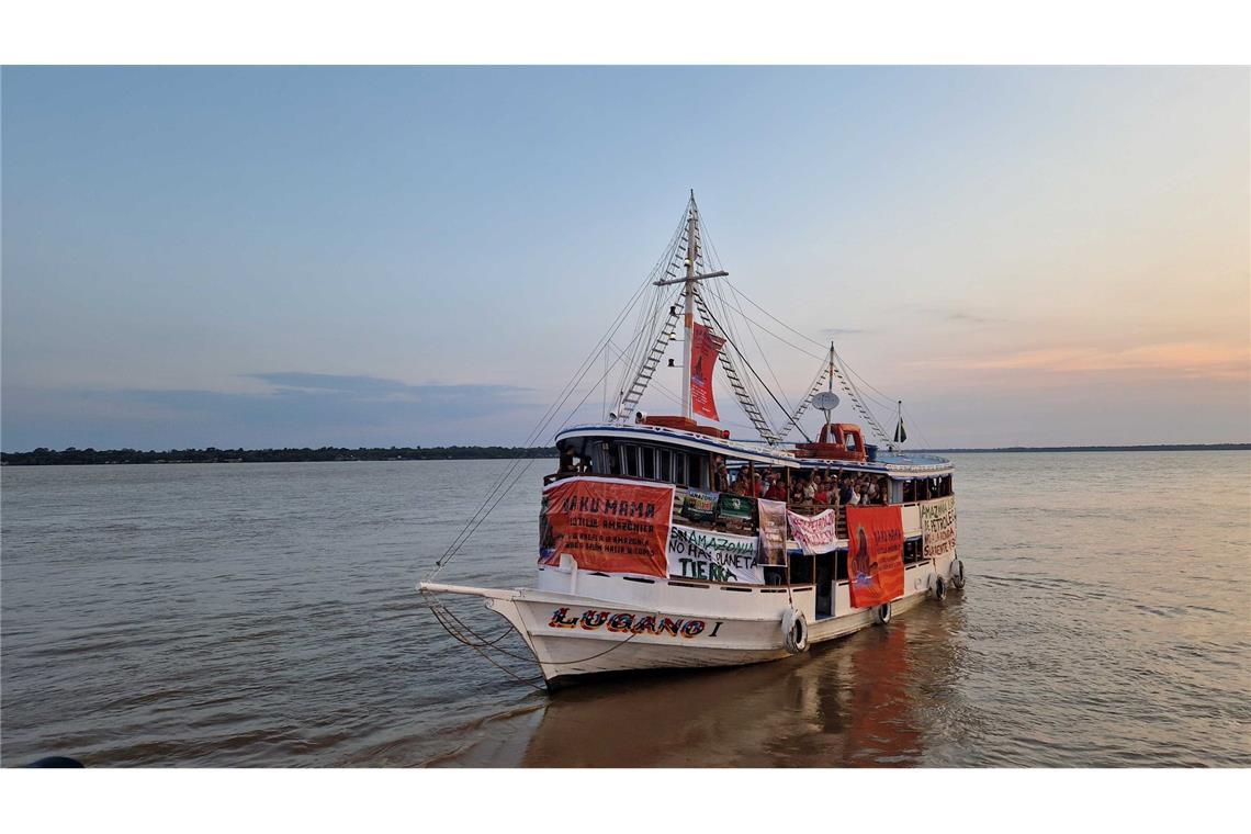 Die "Amazon Flotilla" war 31 Tage lang auf dem Fluss unterwegs.