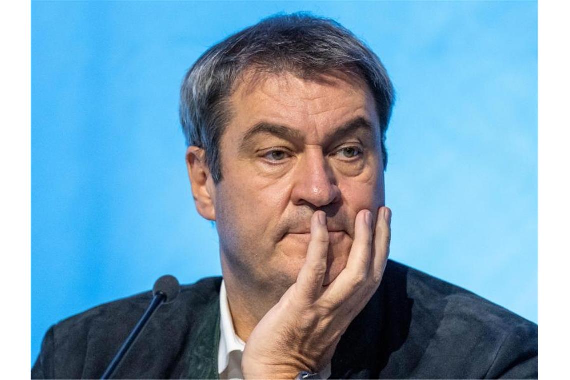 „Die Ampel ist am Zug“, sagt Markus Söder, CSU- Parteivorsitzender und Ministerpräsident von Bayern. Foto: Armin Weigel/dpa