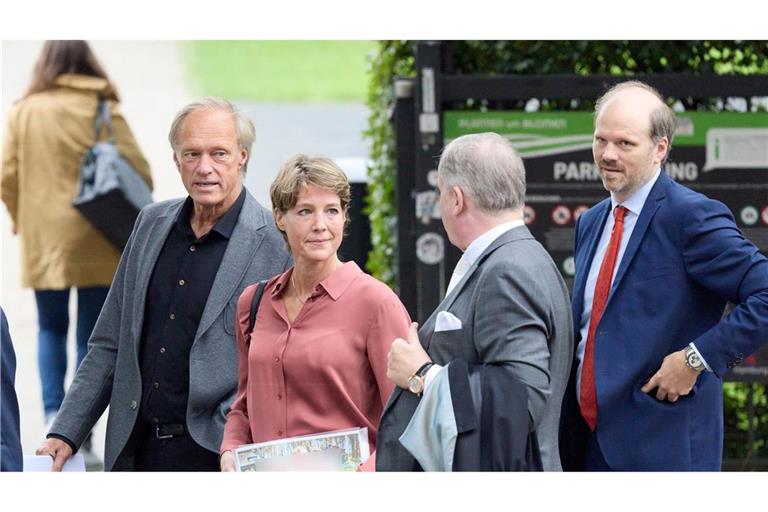 Die Angeklagte Christina Block brachte ein Foto ihrer Kinder mit zum Prozess.
