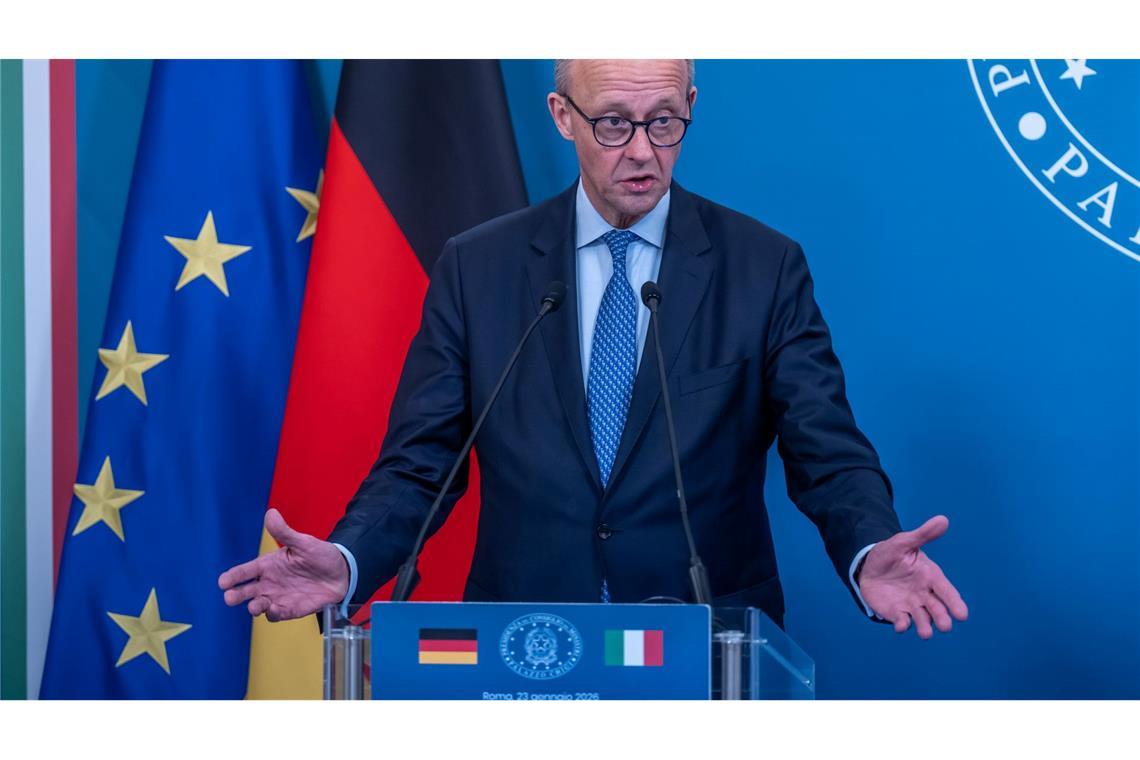 Die Antwort des Kanzlers auf Trumps Friedensrat lautet: Nein, aber ... .