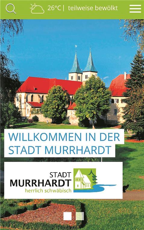 Die Apps aus Murrhardt, Allmersbach im Tal und Weissach im Tal unterscheiden sich nicht nur vom Aussehen. Fotos: Screenshots