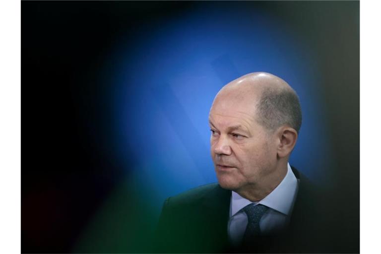 Die Arbeit des neuen Bundeskanzlers Olaf Scholz wird von vielen nicht positiv bewertet. Foto: Hannibal Hanschke/Reuters/Pool/dpa