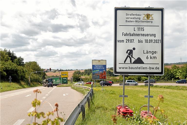Die Arbeiten konnten deutlich unterschritten werden. Schon ab Samstag ist die Straße wieder frei. Foto: J. Fiedler