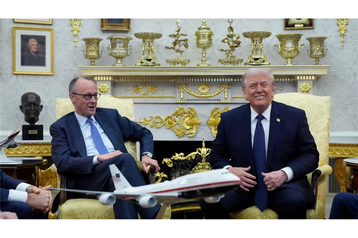 Die Atmosphäre im Oval Office schien gelöst.