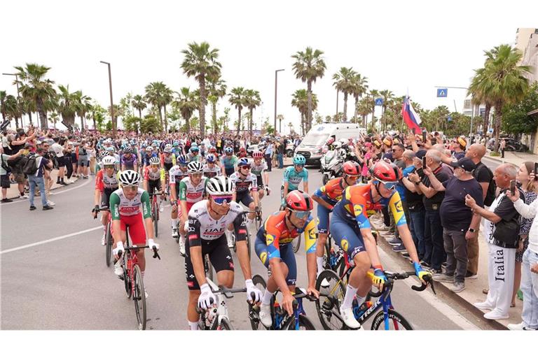 Die Auftaktetappe beim Giro d'Italia.