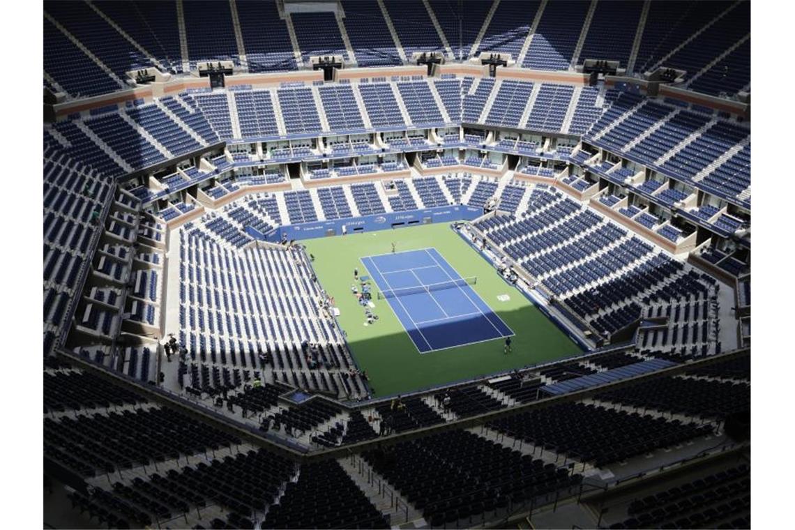 Die Austragung der US Open sind weiter mehr als fraglich. Foto: Peter Morgan/AP/dpa