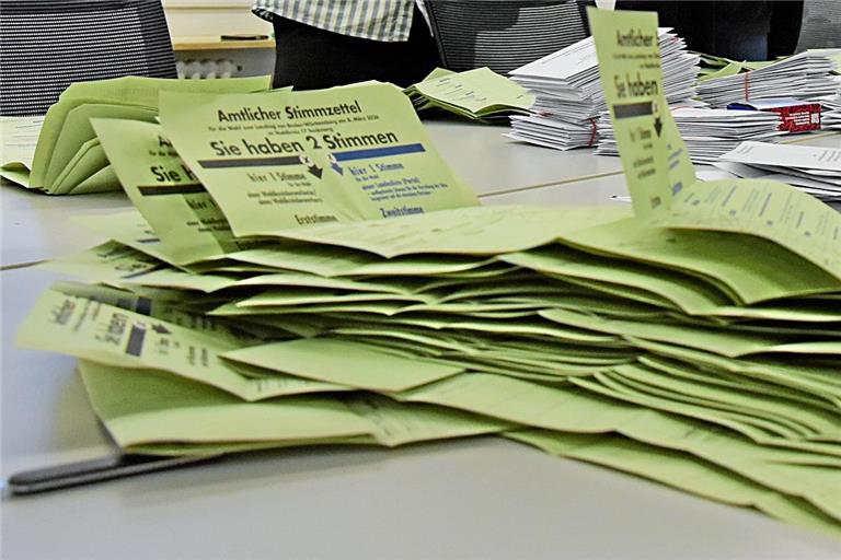Die Auszahlung der Stimmen hat einige Eigenheiten gezeigt. Foto: Alexander Becher