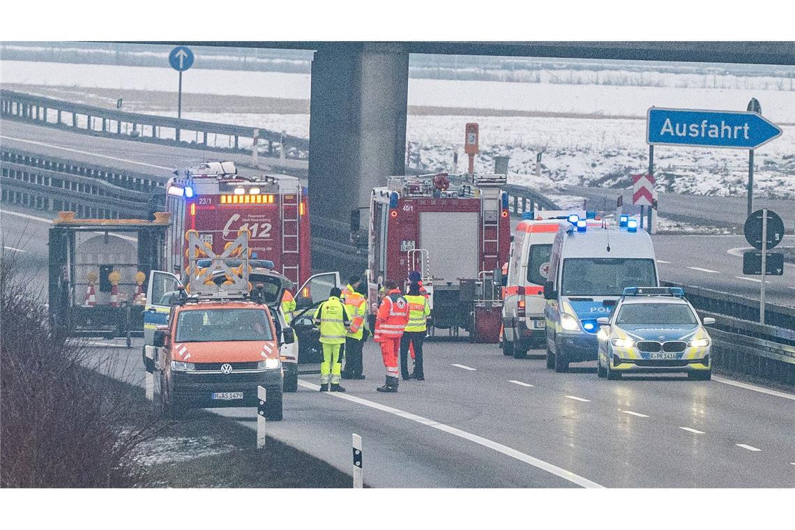 Die Autobahn 3 wurde nach dem Fund in beide Richtungen gesperrt.