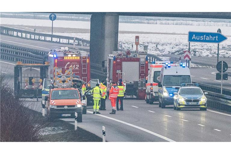 Die Autobahn 3 wurde nach dem Fund in beide Richtungen gesperrt.