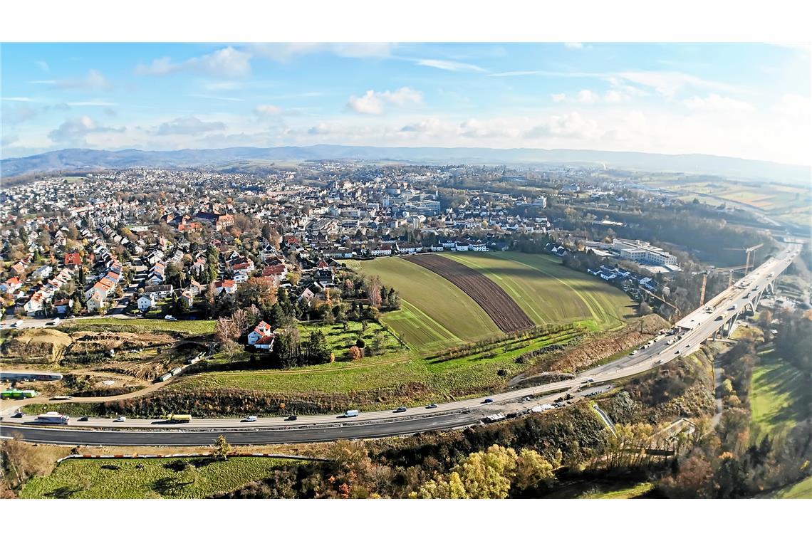 Die B 14 ist rund um Backnang herum eine einzige große Baustelle.