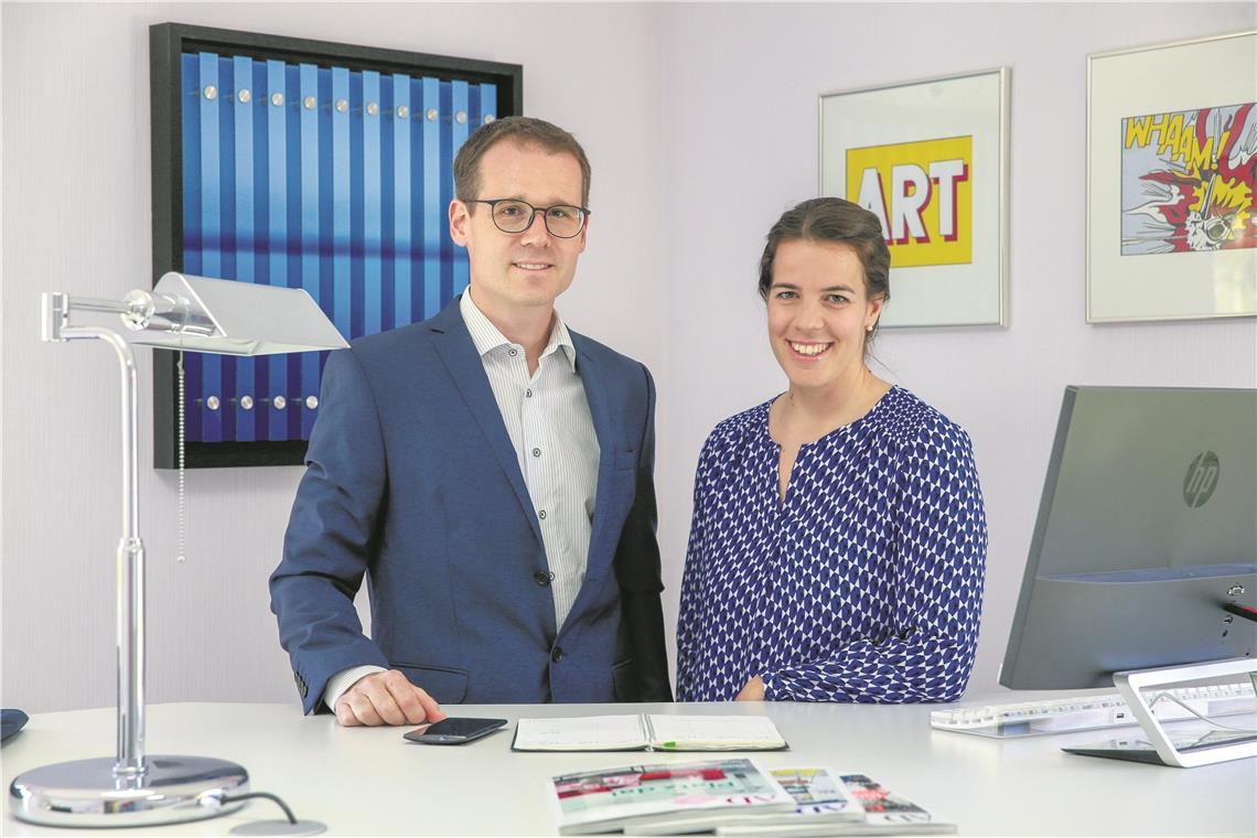 Die Backnanger Immobilienmakler Robert und Karolin Kappler befürchten durch das Bestellerprinzip Umsatzeinbußen. Foto: A. Becher