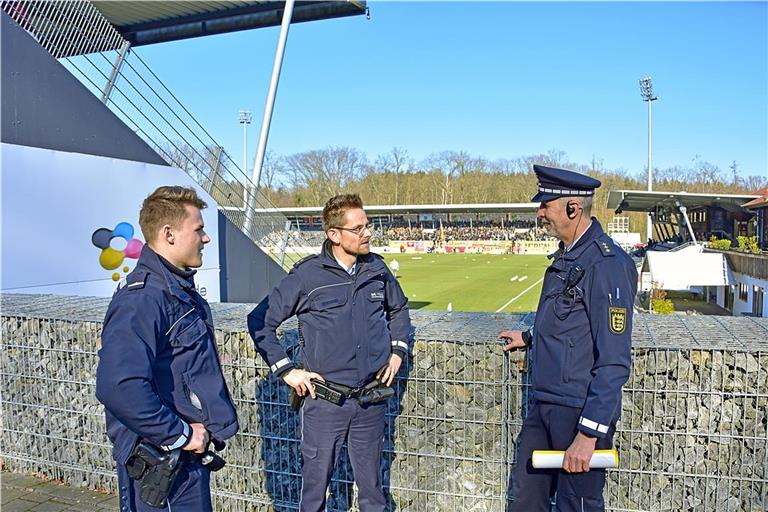 Die Backnanger Polizei plant eine Übung in der Aspacher Arena im Fautenhau. Archivbild: Tobias Sellmaier