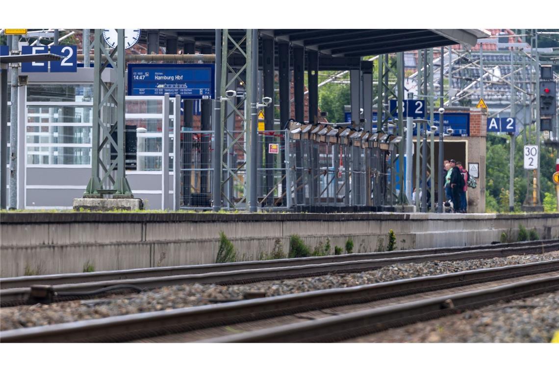 Die Bahnstrecke ist neun Monate voll gesperrt.