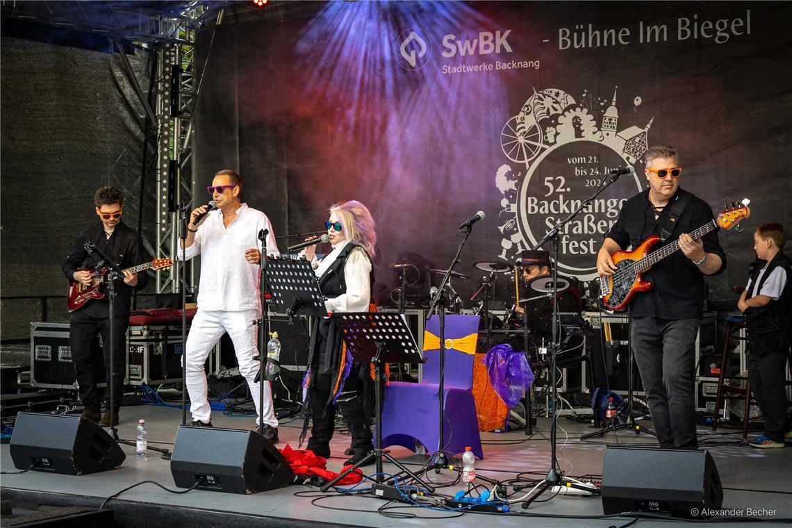 Die Band Electrinique aus Chelmsford spielt am Samstagabend im Biegel.