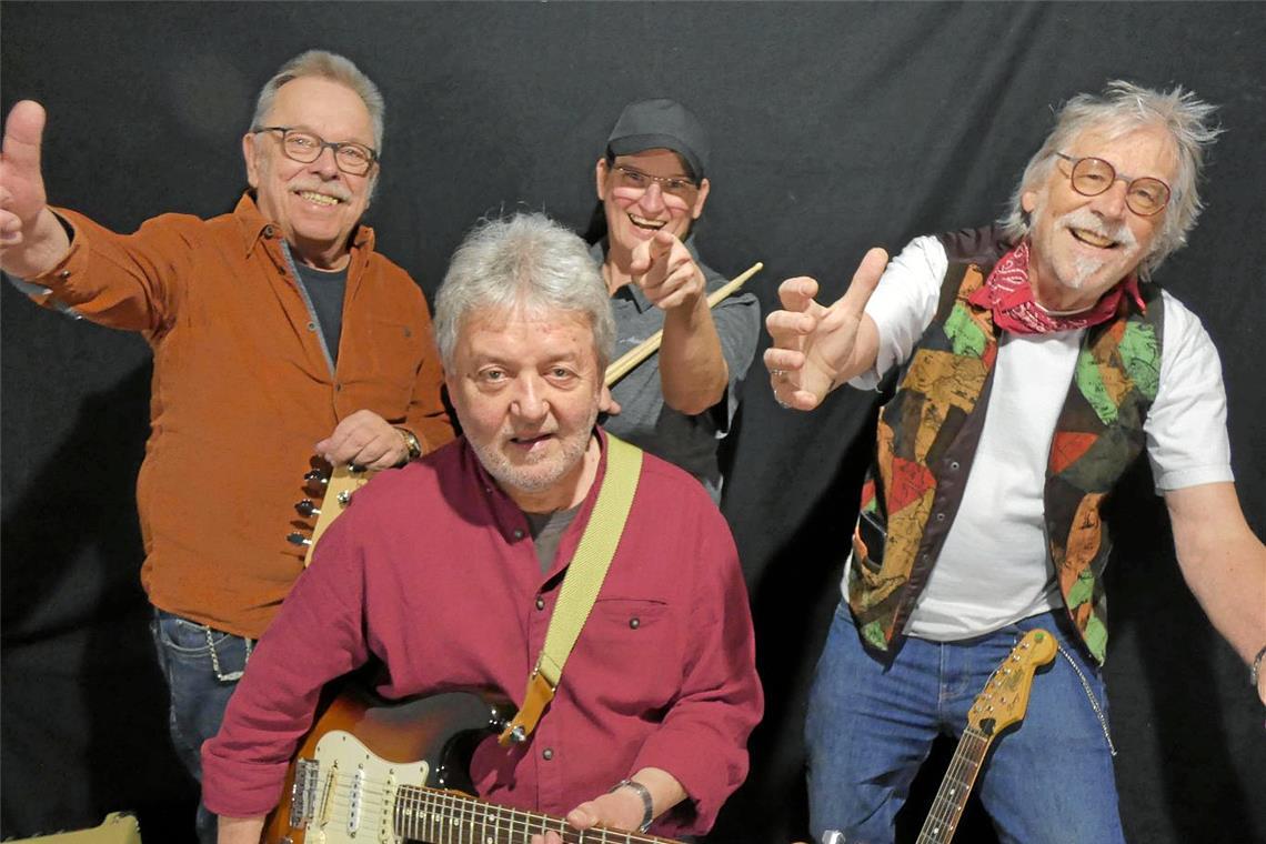 Die Band Midnight at Rosie’s tritt heute in Eddis Bikerresidenz auf. Foto: Rainer Bernhardt