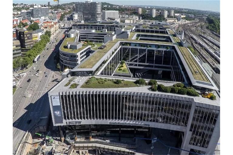 Die Baustelle des Tiefbahnhofs des Bahn-Großprojekts Stuttgart 21. Foto: Silas Stein/dpa/Archiv