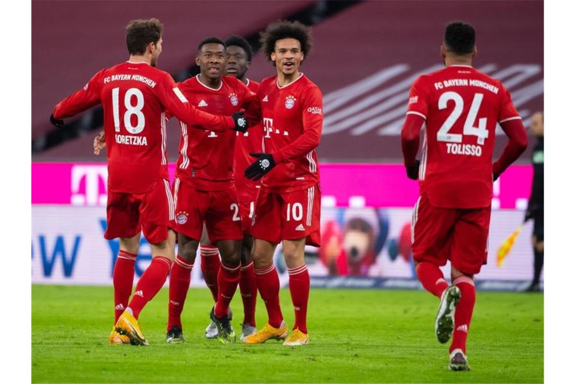Die Bayern drehten gegen Mainz ein 0:2 noch in einen Sieg. Foto: Sven Hoppe/dpa
