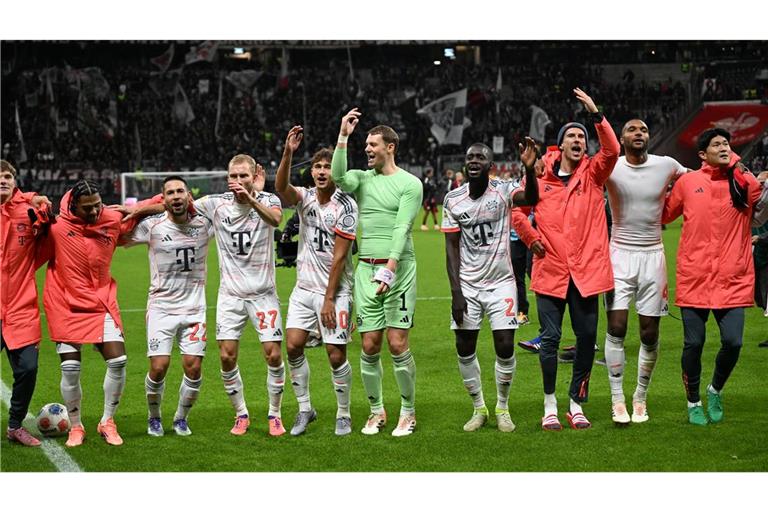 Die Bayern feierten bei Eintracht Frankfurt den nächsten dominanten Erfolg.