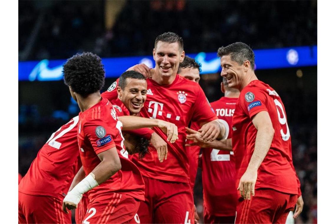 Die Bayern gewannen in der Champions League mit 7:2 bei Tottenham Hotspur. Foto: Matthias Balk/dpa