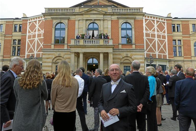 Die Bayreuther Festspiele besuchte Klaus Loderer über viele Jahre hinweg. Fotos: privat