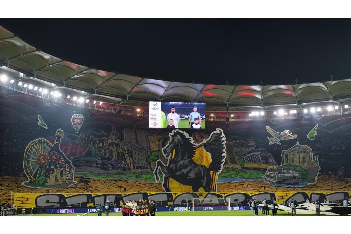 Die beeindruckende Choreografie der VfB-Fans
