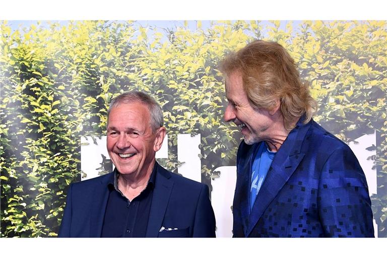 Die beiden Moderatoren Fritz Egner und Thomas Gottschalk verbindet eine lange Freundschaft. (Archivbild)
