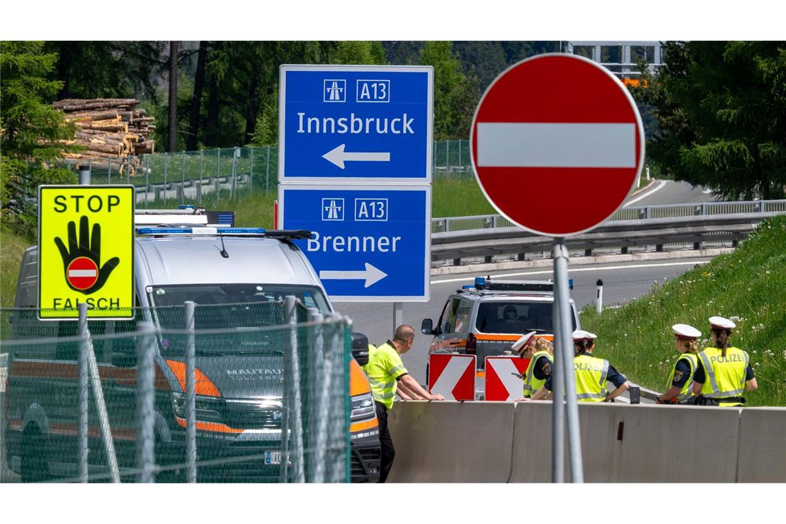 Die Benutzung der Brenner-Autobahn war für acht Stunden nicht erlaubt.