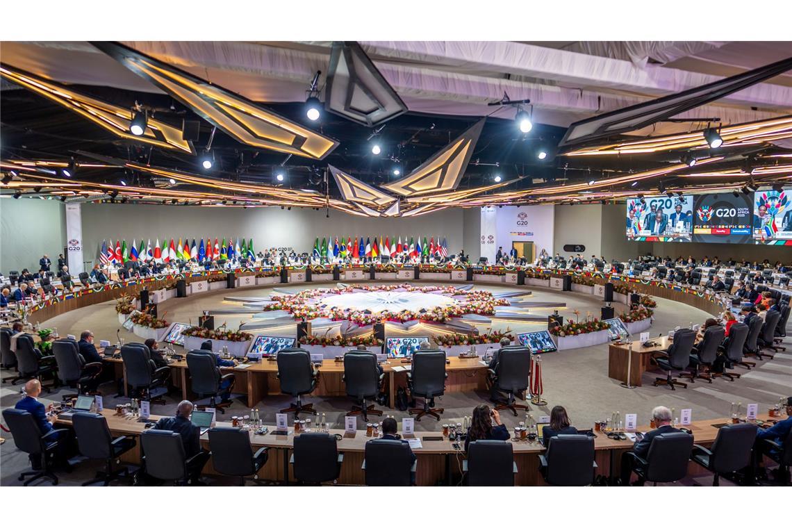 Die Beratungen der G20-Staaten im südafrikanischen Johannesburg standen unter dem Motto "Solidarität, Gleichheit und Nachhaltigkeit".