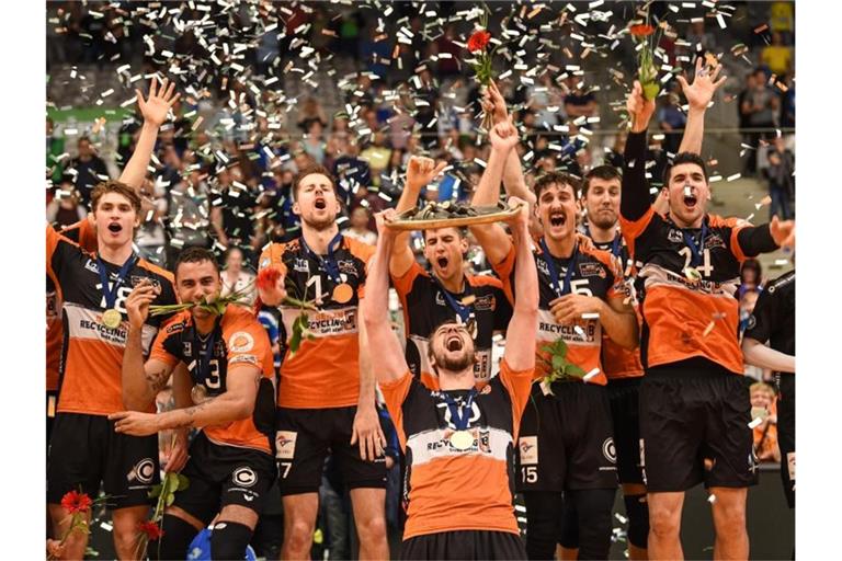 Die Berlin Volleys wollen ihren Meistertitel verteidigen. Foto: Felix Kästle/dpa