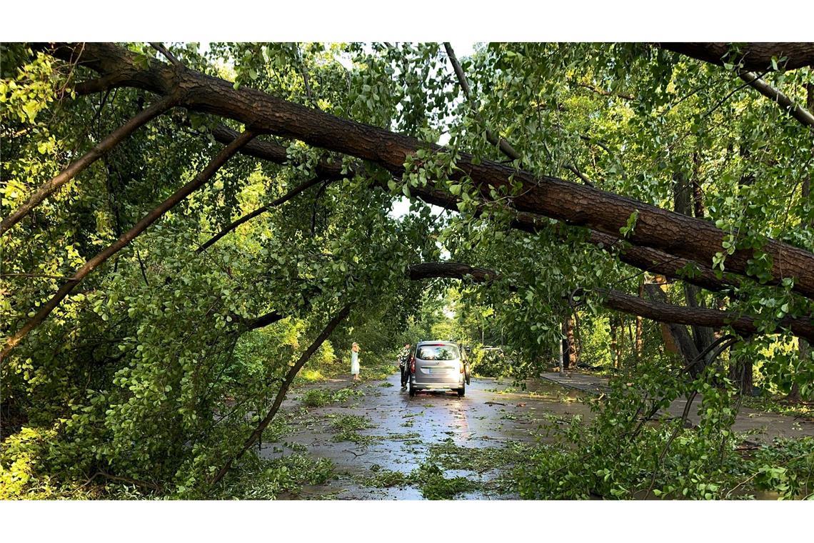 Unwetter ziehen über Teile Deutschlands