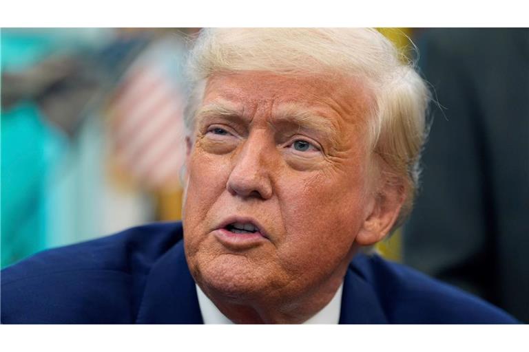 Die Beziehung zu China sei "sehr, sehr gut" - sagt US-Präsident Donald Trump. (Archivbild)