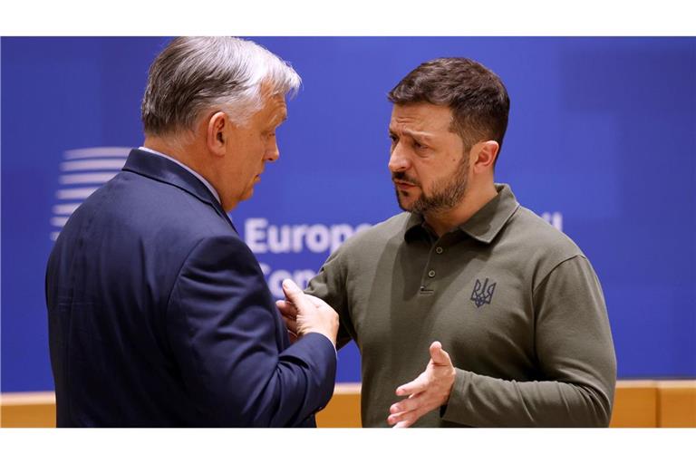 Die Beziehungen zwischen Ungarns Regierungschef Viktor Orban und dem ukrainischen Staatschef Wolodymyr Selenskyj waren noch nie wirklich gut. (Archivbild)