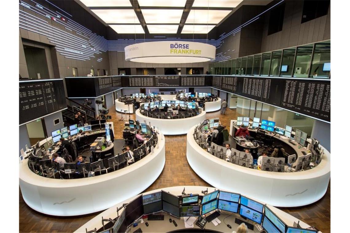 Hoffnung auf Brexit-Deal und Handelsstreit beflügeln den Dax Die Börse in Frankfurt. Foto: Alexander Heinl/dpa/Archivbild