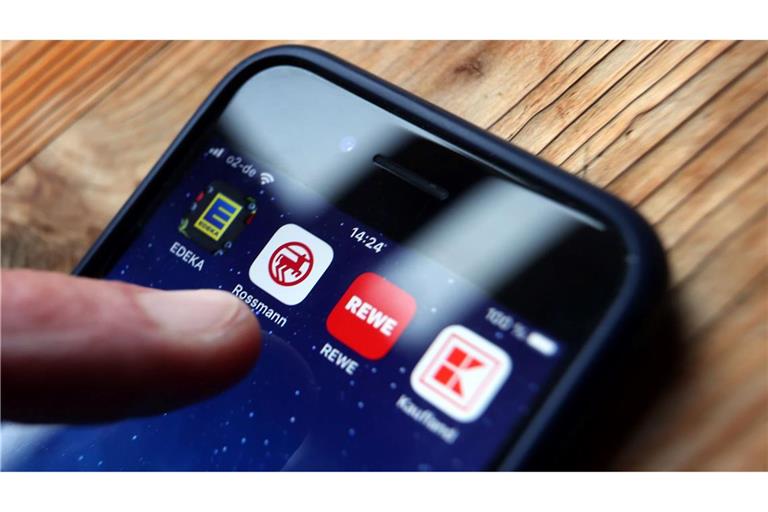 Die Bonus-Apps der Handelsketten werden von vielen Kunden genutzt.