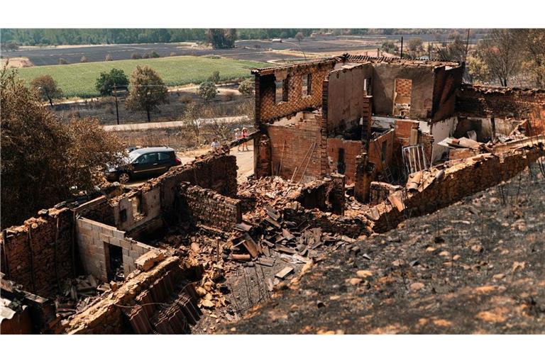 Die Brände in Spanien haben große Schäden angerichtet.