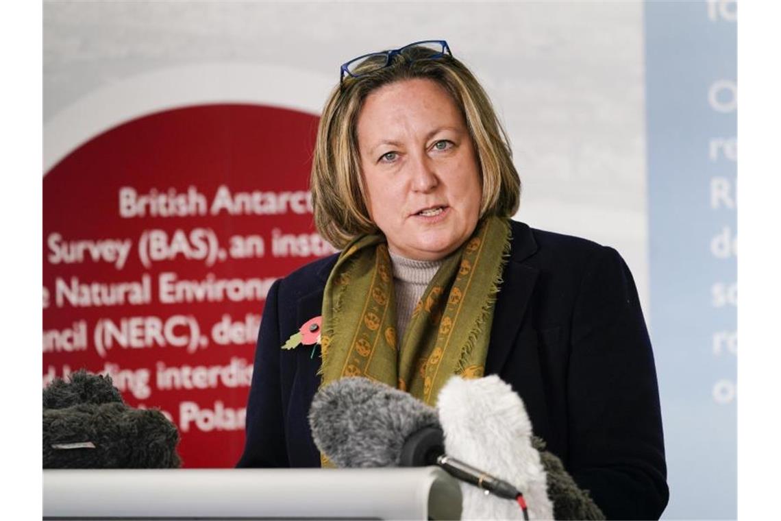 Die britische Handelsministerin Anne-Marie Trevelyan soll die Gespräche über finanzielle Zusagen leiten. Foto: Alberto Pezzali/AP/dpa
