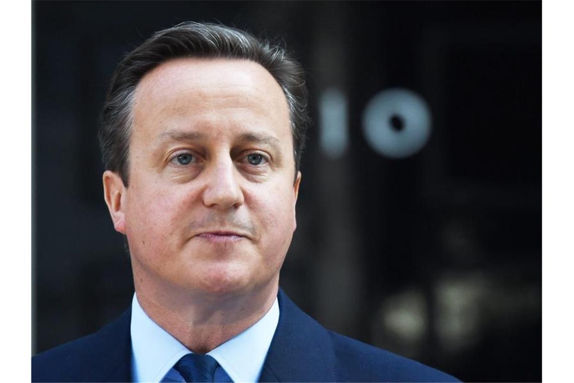 Greensill-Insolvenz wird in London zum Lobby-Skandal Die britische Regierung lässt die Rolle des früheren Premierministers David Cameron im Fall des insolventen Finanzdienstleisters Greensill Capital prüfen. Foto: Facundo Arrizabalaga/EPA FILE/dpa