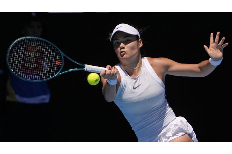 Die britische Tennisspielerin Emma Raducanu