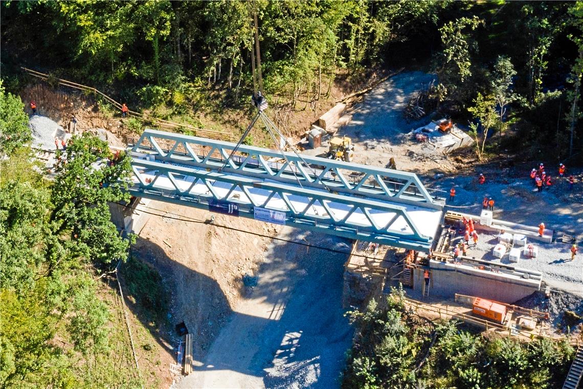 Ab Montag sollen die Züge wieder über den Buchenbach rollen