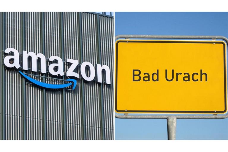 Die Bürgerinnen und Bürger in Bad Urach entschieden sich gegen ein Amazon-Verteilerzentrum in ihrer Stadt. (Symbolfotos)
