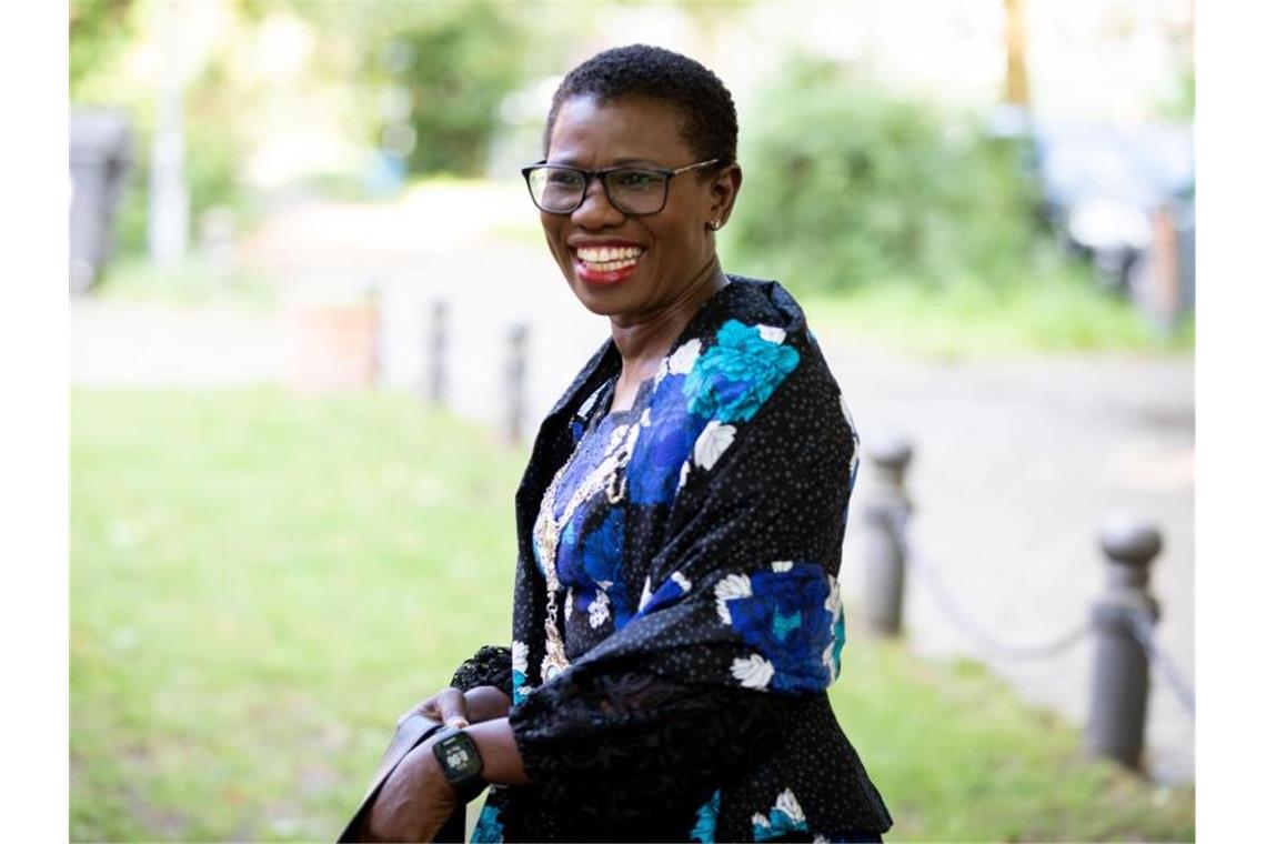 Koalitionsspitzen suchen neuen Schwung Die Bürgermeisterin von Freetown, Yvonne Aki-Sawyerr, ist zu Gast auf der Klausurtagung. Foto: Kay Nietfeld