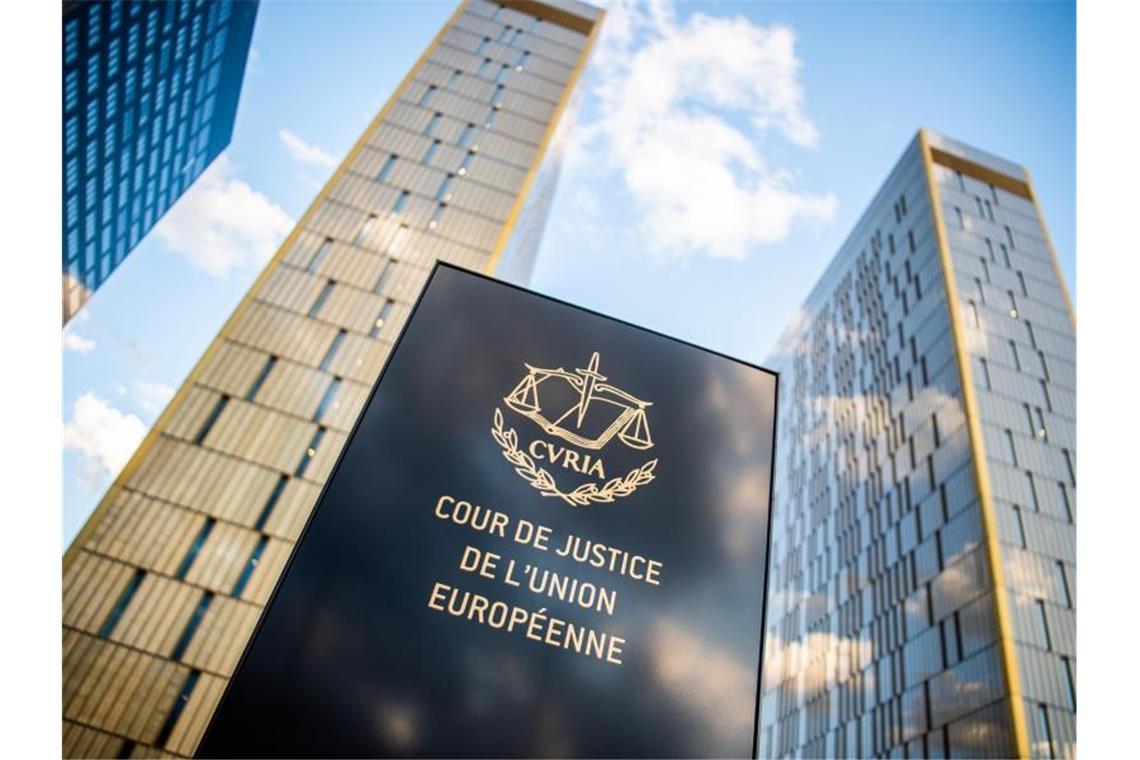 EuGH fordert Kennzeichnung für Produkte israelischer Siedler Die Bürotürme des Europäischen Gerichtshofs in Luxemburg. Foto: Arne Immanuel Bänsch/dpa