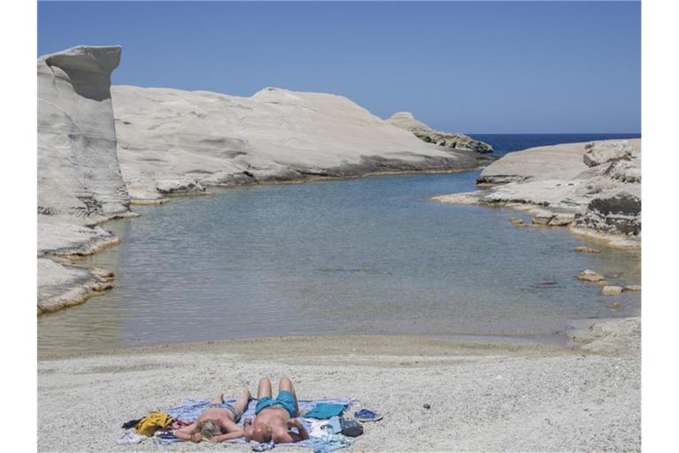 Die Bundesregierung stuft Griechenland als Corona-Risikogebiet ein. Foto: Socrates Baltagiannis/dpa