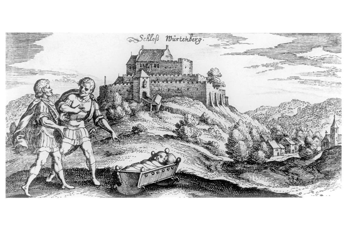 Von den frühen Herrschern Württembergs Die Burg Wirtemberg auf dem Rotenberg bei Stuttgart war der Namensgeber des Landes Württemberg. Foto: Landesmedienzentrum BW